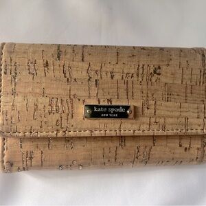 Kate Spade Tan Clutch Wallet